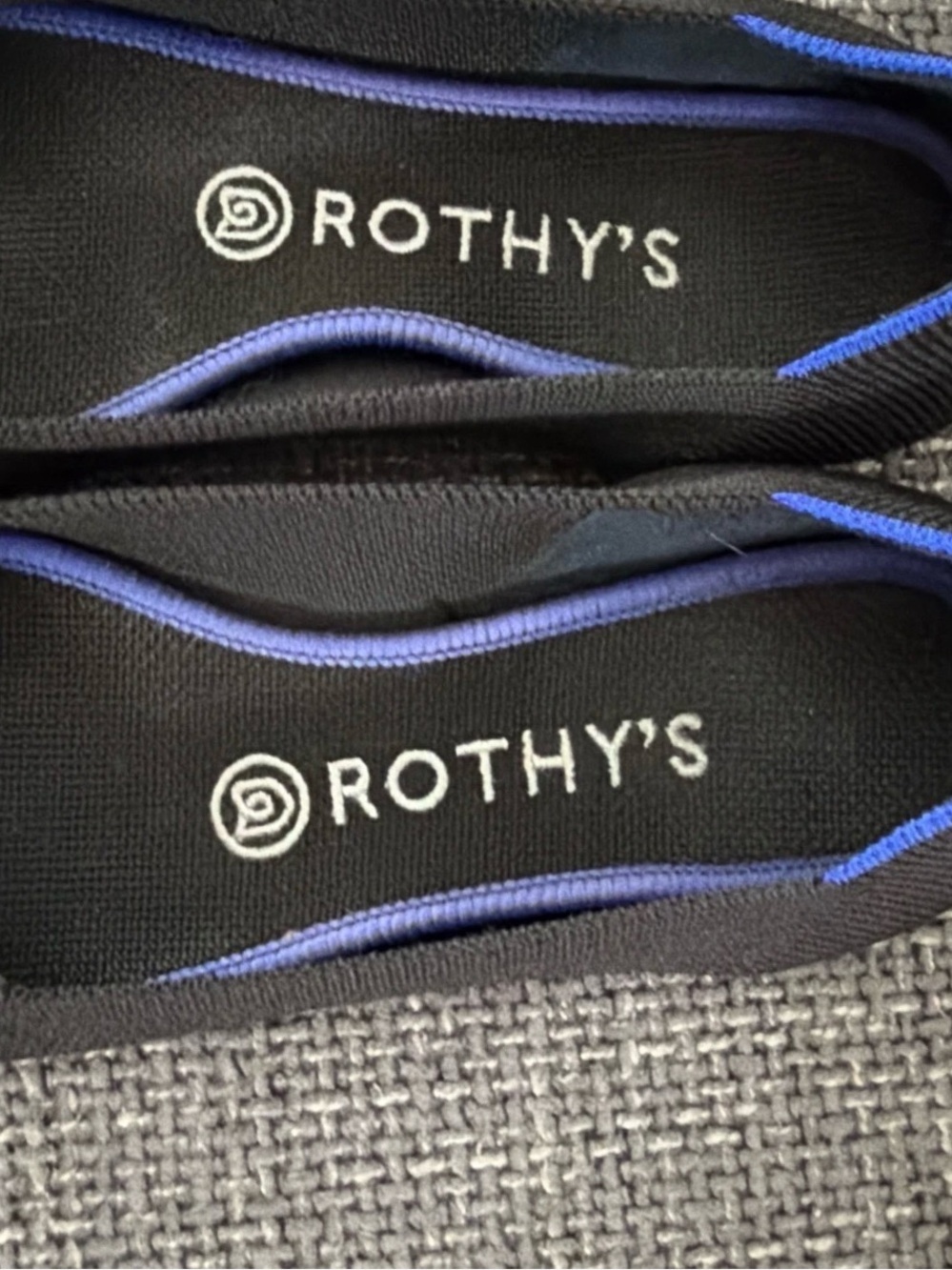 Rothy’s The Point Knit Ballet Flats Black Size 8 Women's Comfort Shoes Slip On - Picture 3 of 7